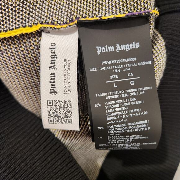 Palm Angels palm sunset turtleneck sweater Size large - Picture 7 of 7